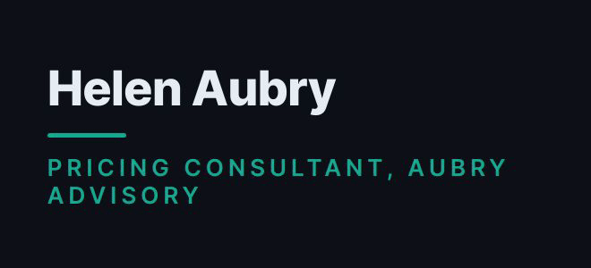 Helen Aubry — Pricing Consultant