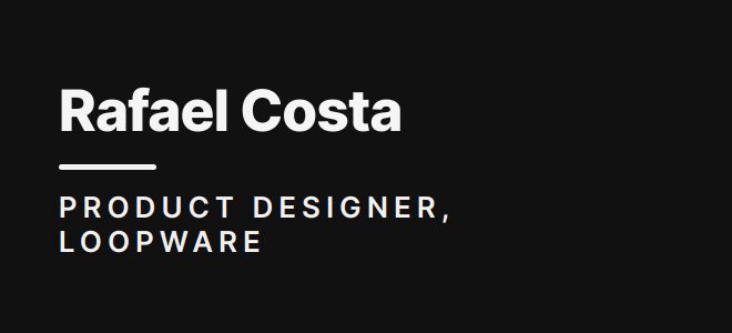 Rafael Costa — Product Designer