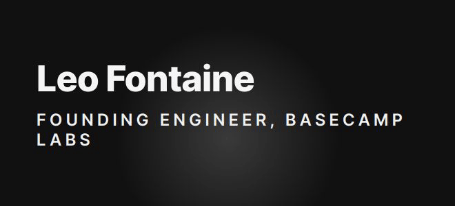 Leo Fontaine — Founding Engineer
